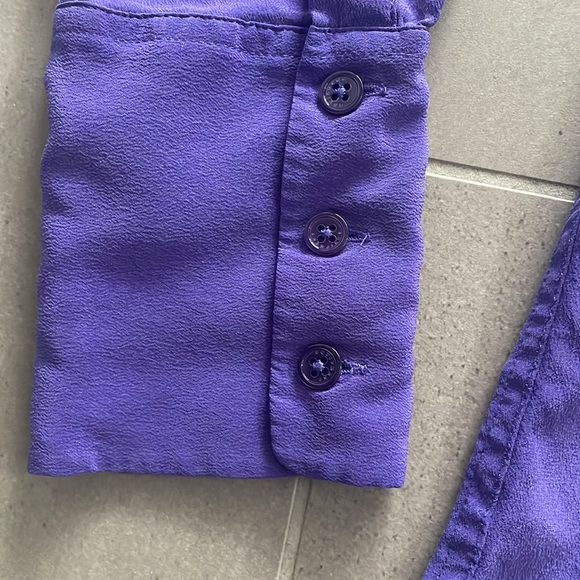 Equipment, silk purple, top/blouse - Picture 4 of 16